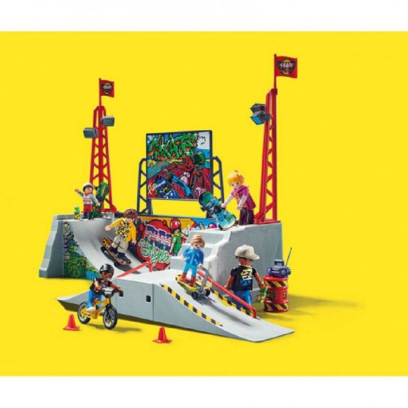 PLAYMOBIL CITY ACTION SKATE PARK 70168