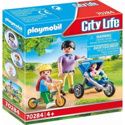 MAMA CON NIÑOS - PLAYMOBIL 70284