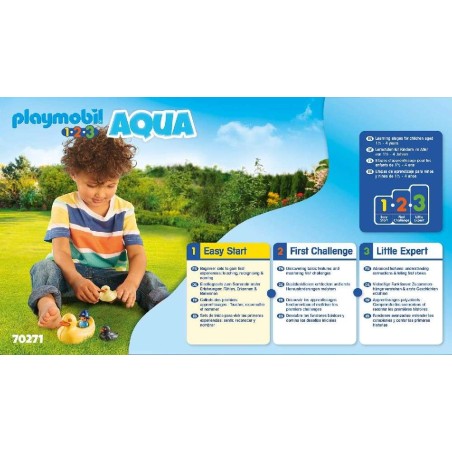 1.2.3 FAMILIA DE PATOS - PLAYMOBIL 70271