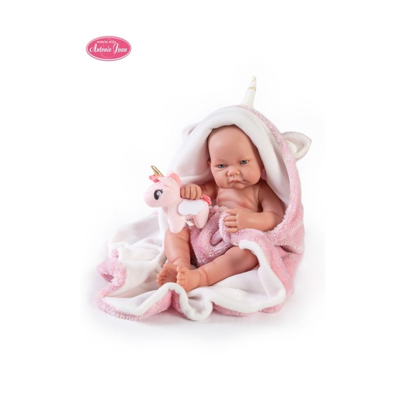 MUÑECA RECIÉN NACIDA NICA UNICORNIO