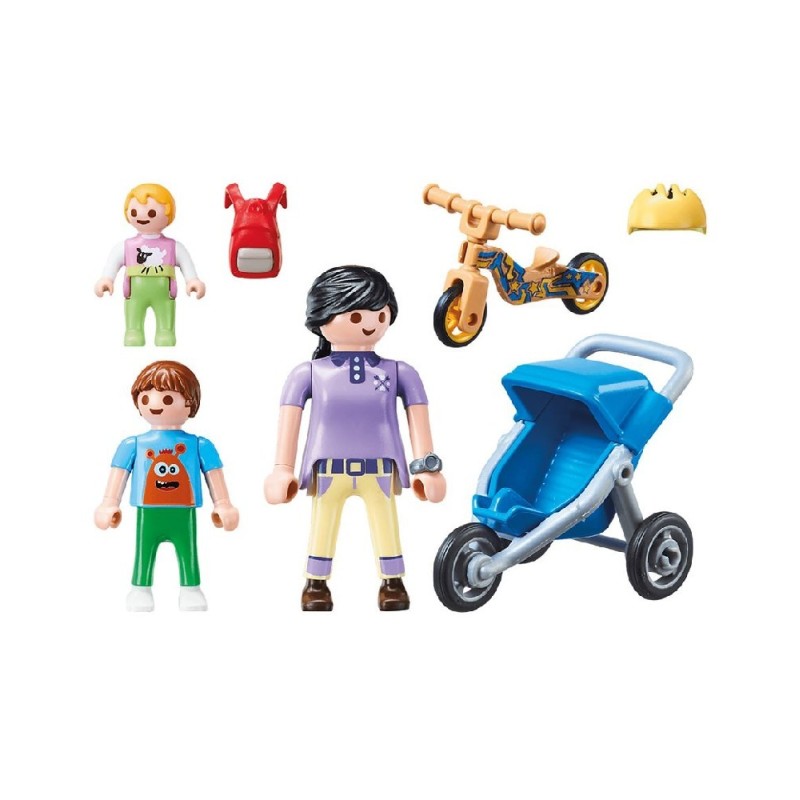 MAMA CON NIÑOS - PLAYMOBIL 70284
