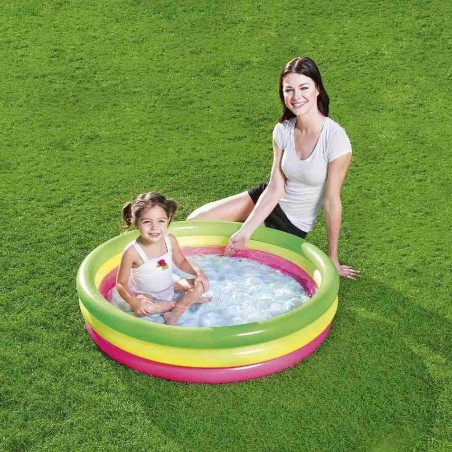 PISCINA HINCHABLE INFANTIL SUMMER Ø102X2