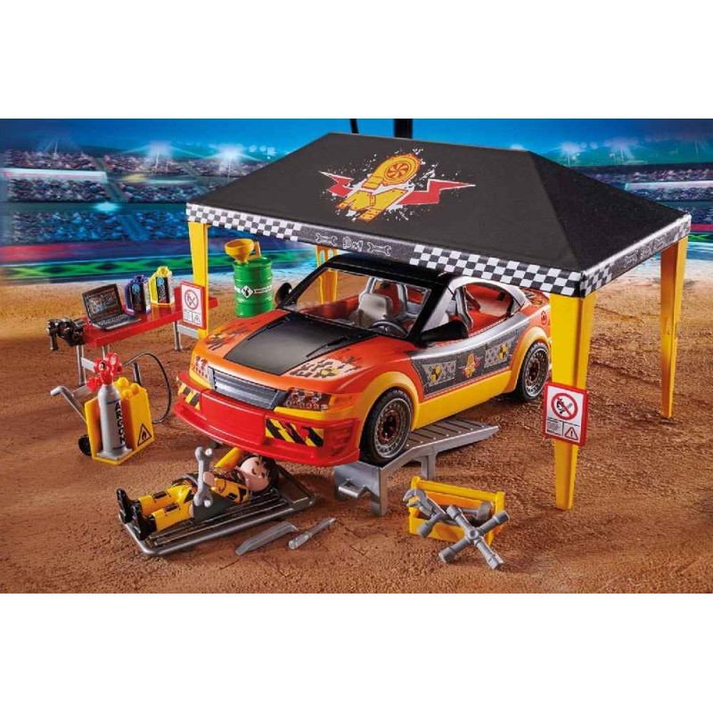 STUNTSHOW TIENDA TALLER - PLAYMOBIL 7055