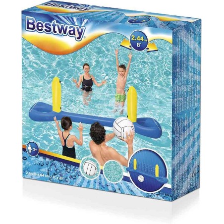 JUEGO VOLEYBALL CON PELOTA HINCHABLE