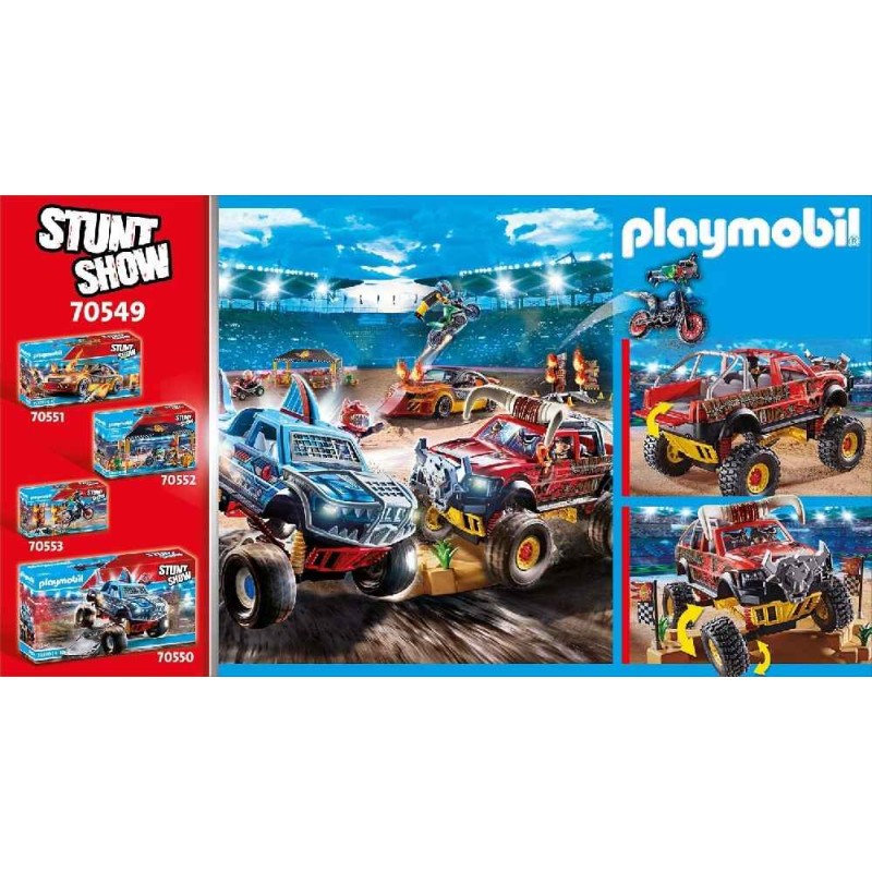 STUNTSHOW MONSTER TRUCK HORNED 70549