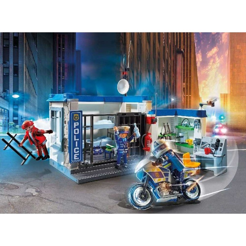 POLICIA: ESCAPE DE LA PRISION PLAYMOBIL 