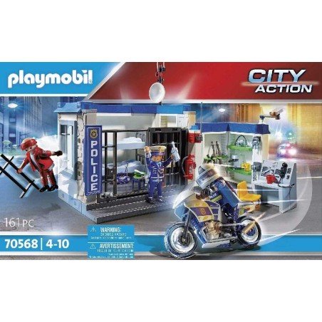 POLICIA: ESCAPE DE LA PRISION PLAYMOBIL 