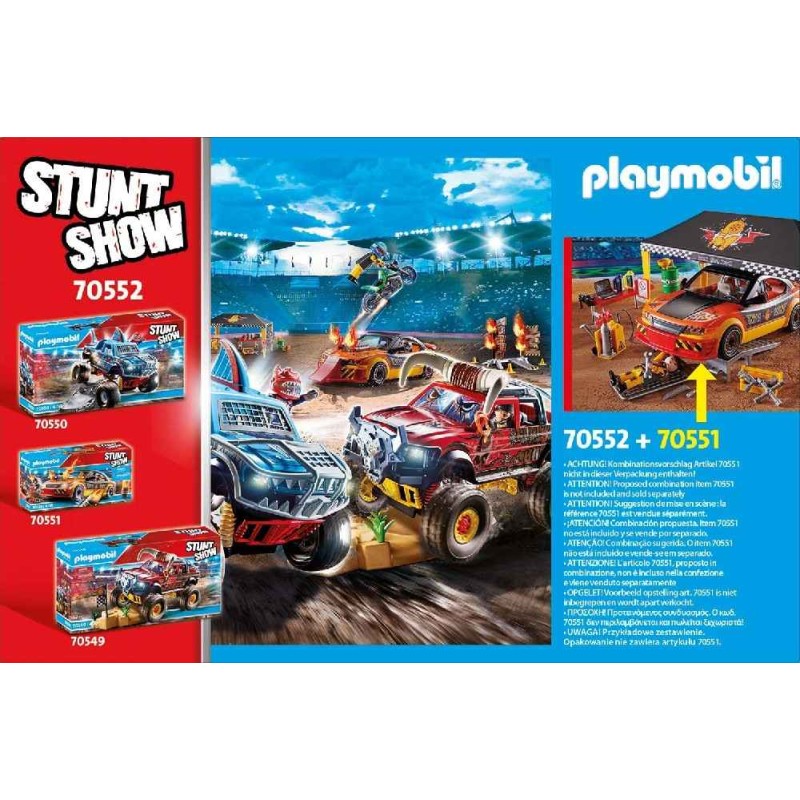 STUNTSHOW TIENDA TALLER - PLAYMOBIL 7055