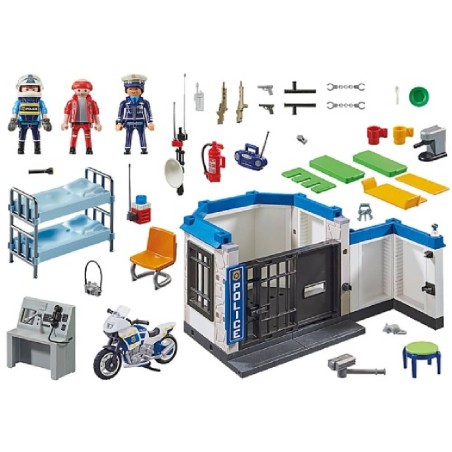POLICIA: ESCAPE DE LA PRISION PLAYMOBIL 
