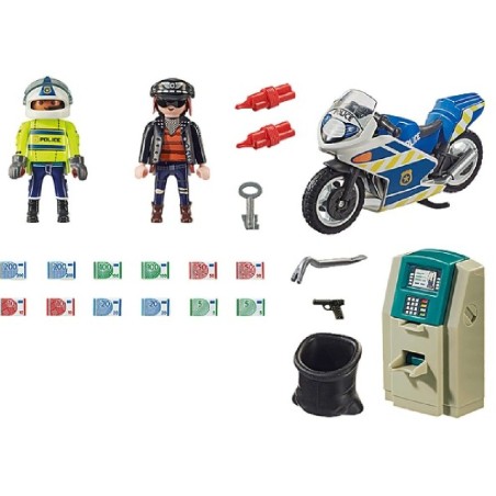 MOTO POLICIA: PERSECUCION DEL LADRON DIN