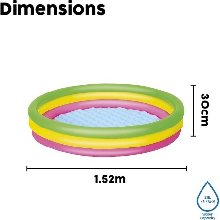 PISCINA HINCHABLE 152 X 30 CM