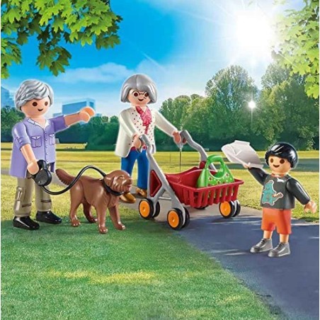 ABUELOS Y NIETO PLAYMOBIL CITYLIFE 70990