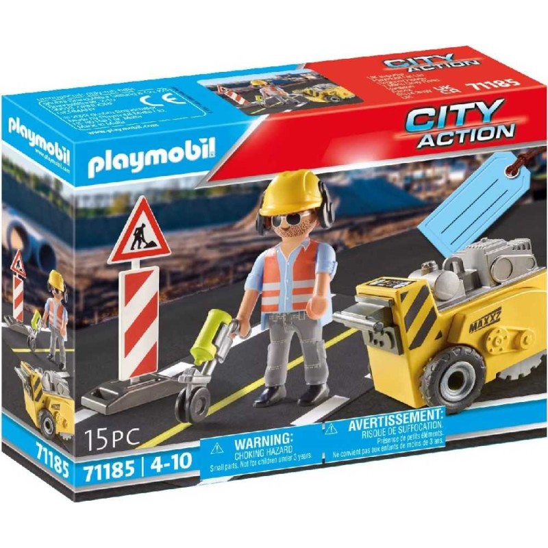 TRABAJADOR DE LA CONSTRUCCION PLAYMOBIL 