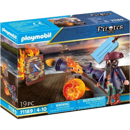 PIRATA CON CAÑÓN - PLAYMOBIL 71189