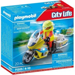 PLAYMOBIL CITY LIFE 71205 MOTO DE EMERGE