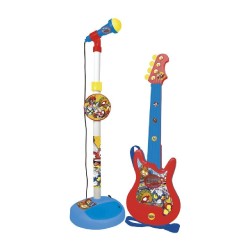 SUPERTHINGS SET MICROFONO Y GUITARRA