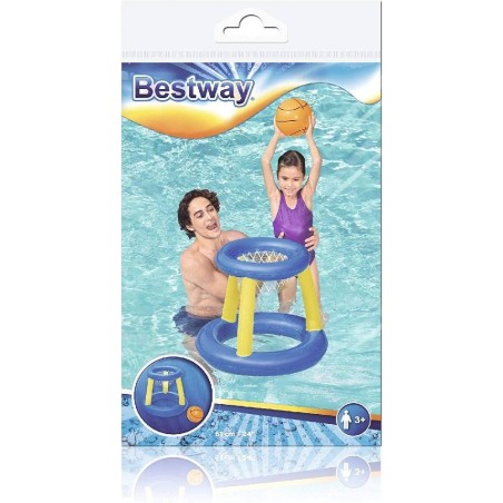CANASTA CON PELOTA HINCHABLE