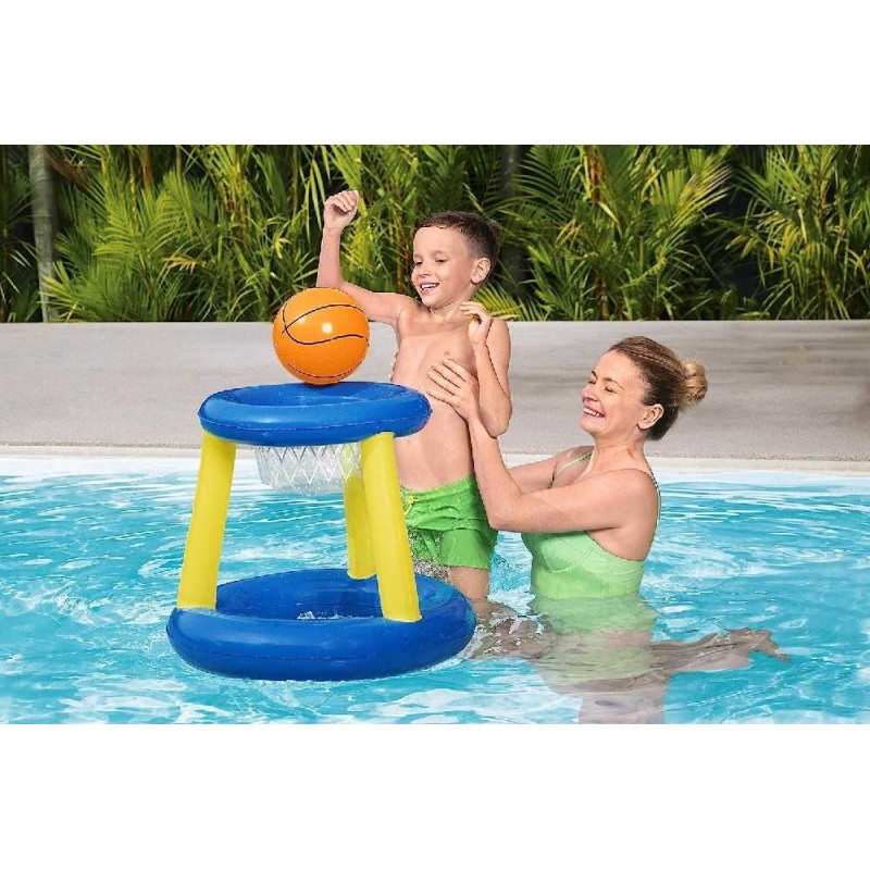 CANASTA CON PELOTA HINCHABLE