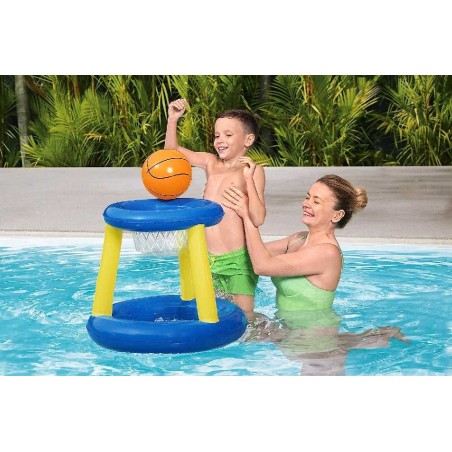 CANASTA CON PELOTA HINCHABLE