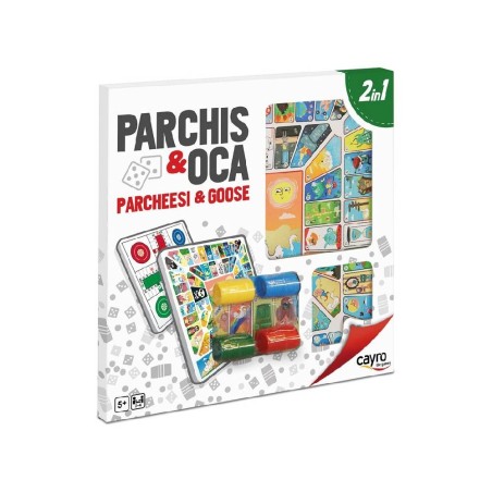 TABLERO PARCHIS - OCA DE MADERA CON ACCE