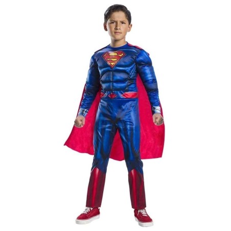 DISFRAZ SUPERMAN BLACK LINE MUSCUL DELUX