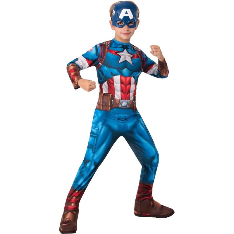 DISFRAZ CAPITAN AMERICA 9-10 AÑOS 152CM