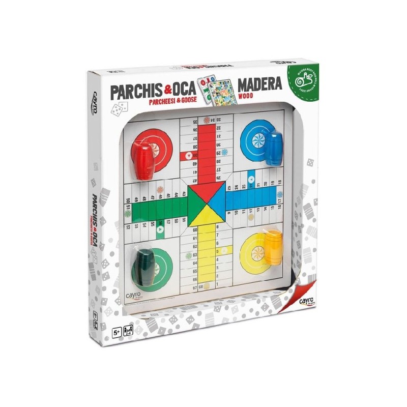 TABLERO PARCHIS-OCA ACCESORIOS MADERA