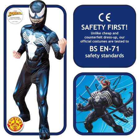 DISFRAZ VENOM DELUXE 5-7 AÑOS / 110-122