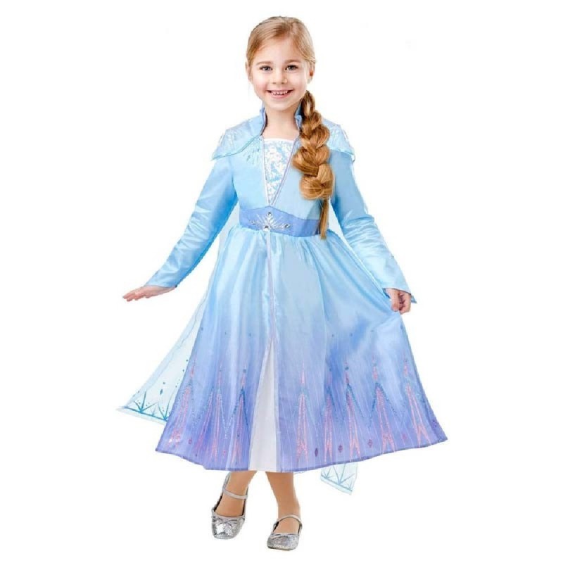 DISFRAZ DE ELSA 2 LUJO 9-10 AÑOS