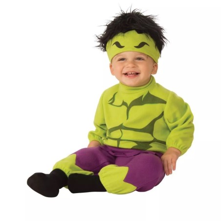 DISFRAZ INCREIBLE HULK PARA BEBE 0-6 MES