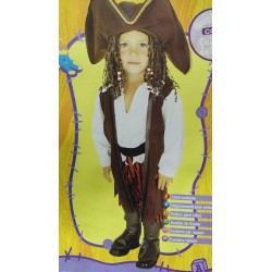 DISFRAZ PIRATA DEL CARIBE 4-6 AÑOS