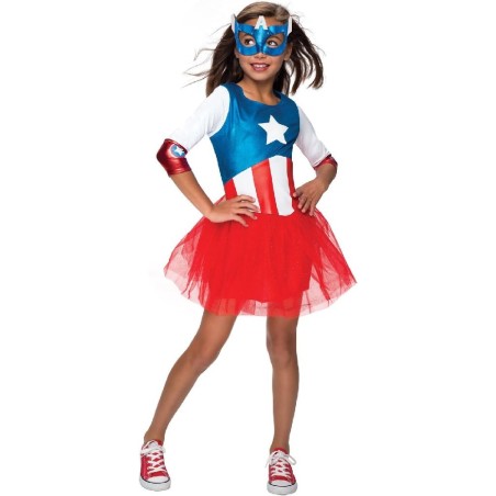 DISFRAZ CAPITANA AMERICA DREAM DELUXE 5-