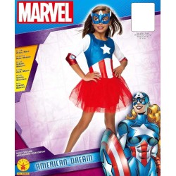 DISFRAZ CAPITANA AMERICA DREAM DELUXE 5- 2