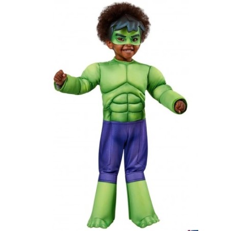 DISFRAZ HULK MUSCULOSO AVENGERS 2-3 AÑOS