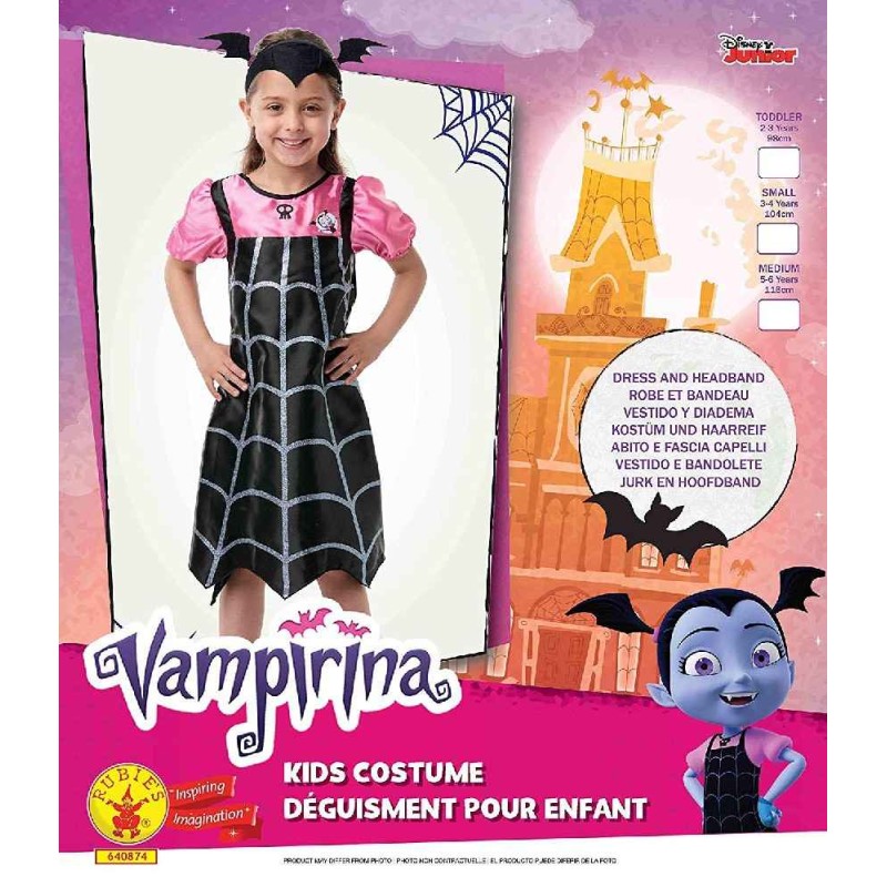DISFRAZ VAMPIRINA DISNEY 3-4 AÑOS