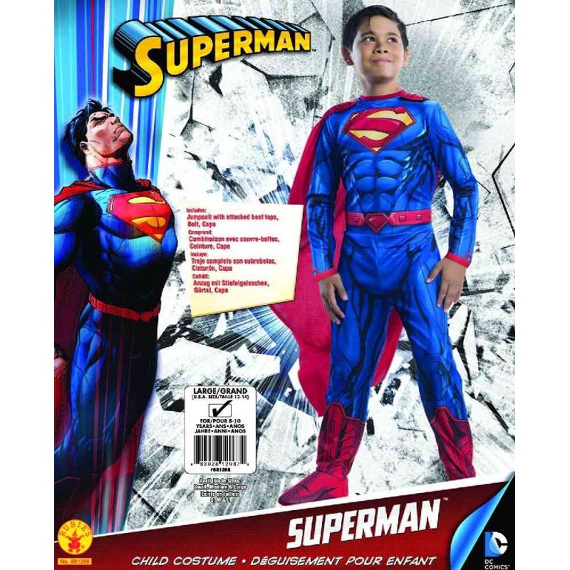 DISFRAZ SUPERMAN COMIC 8- 10 AÑOS