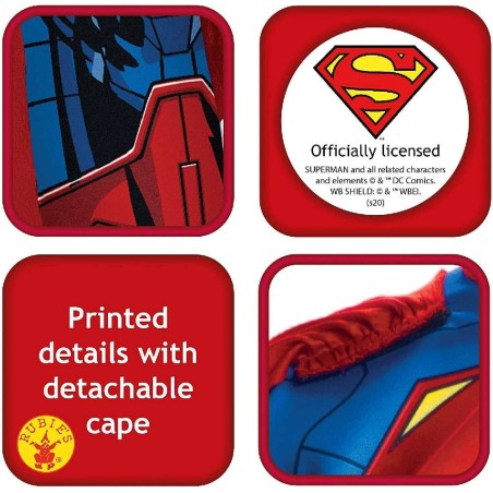 DISFRAZ SUPERMAN COMIC 8- 10 AÑOS