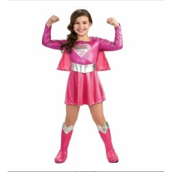 DISFRAZ SUPERGIRL DELUXE ROSA 2-4 AÑOS