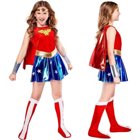 DISFRAZ WONDER WOMAN DELUXE 8-10 AÑOS