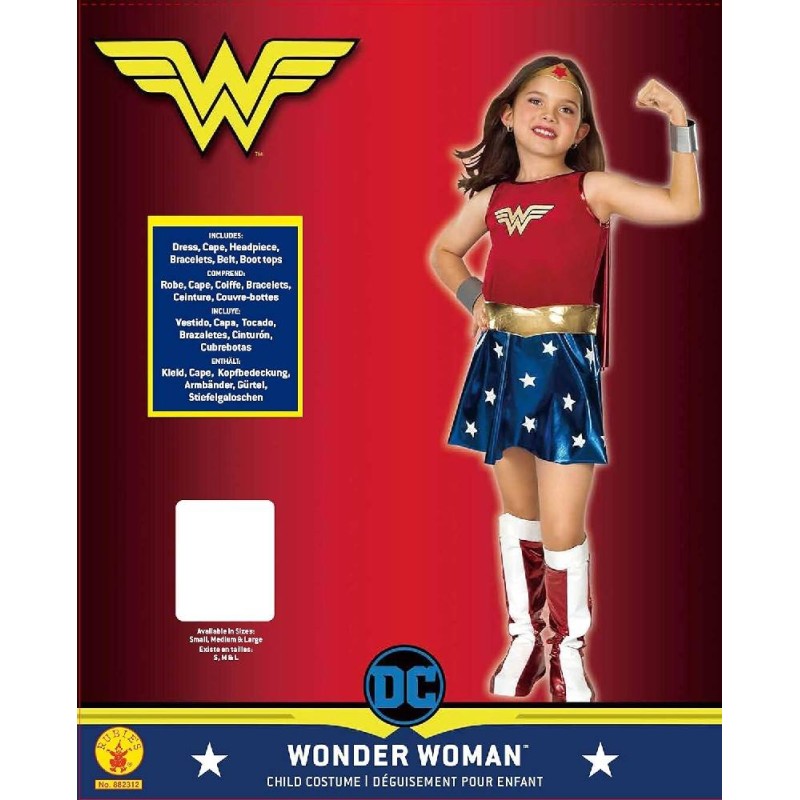 DISFRAZ WONDER WOMAN DELUXE 8-10 AÑOS