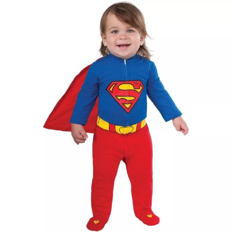 DISFRAZ SUPERMAN ROMPER PRESCHOOL 6-12 M