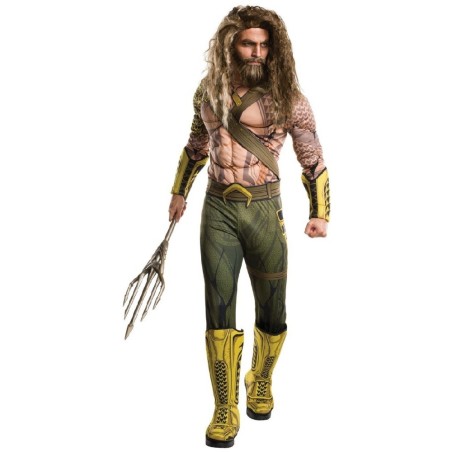 DISFRAZ AQUAMAN DELUXE ADULTO