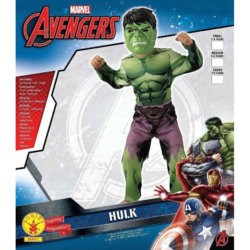 DISFRAZ HULK AA CLASSIC 7-8 AÑOS 128CM