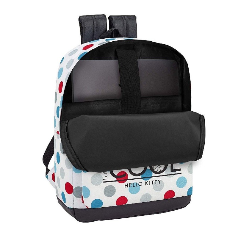 MOCHILA ORDENADOR HELLO KITTY COOL 43CM