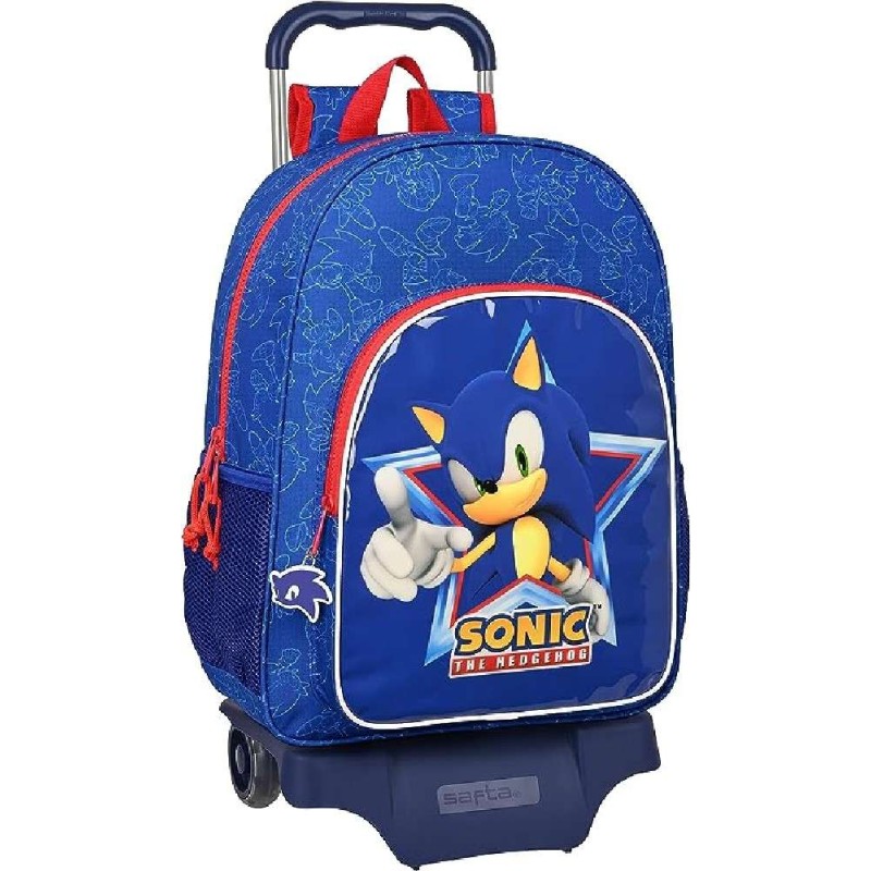MOCHILA CON CARRO GRANDE SONIC THE HEDGE