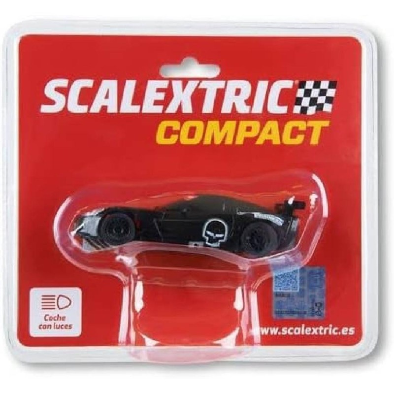 CORVETTE C6R - BLACK - SCALEXTRIC COMPAC