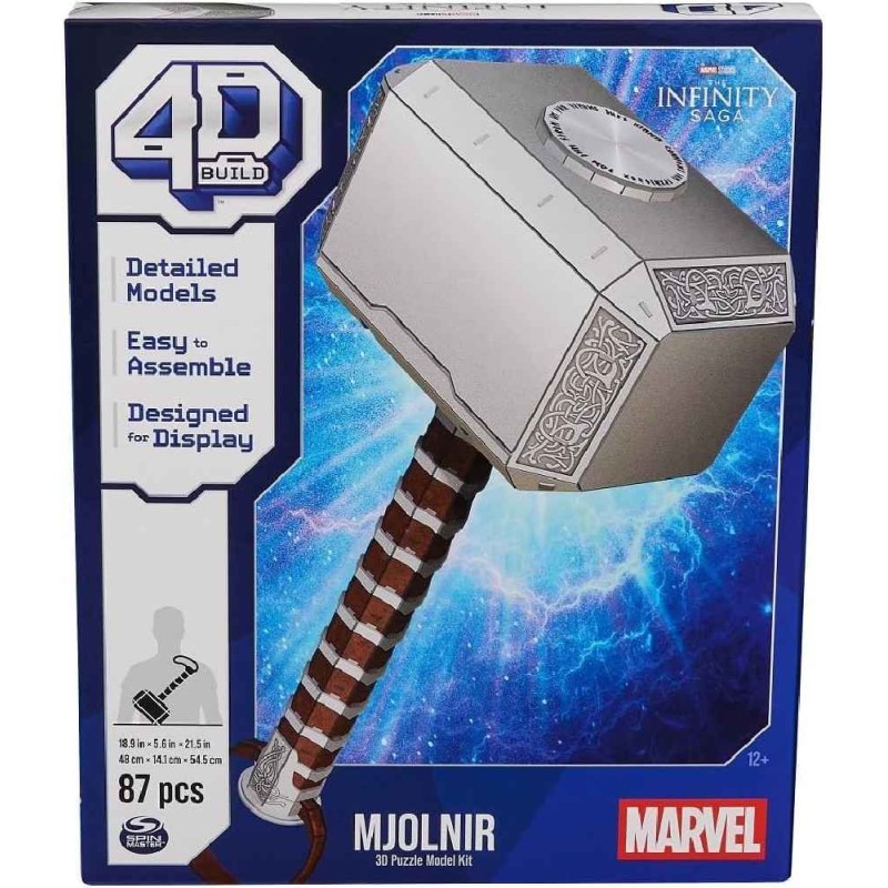 PUZZLE MARTILLO THOR 4D BUILD