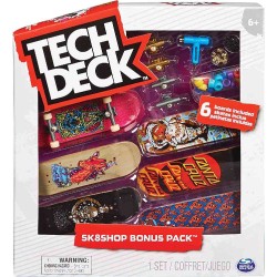 TECH DECK - FINGER SKATE - PACK 6 TABLAS 2
