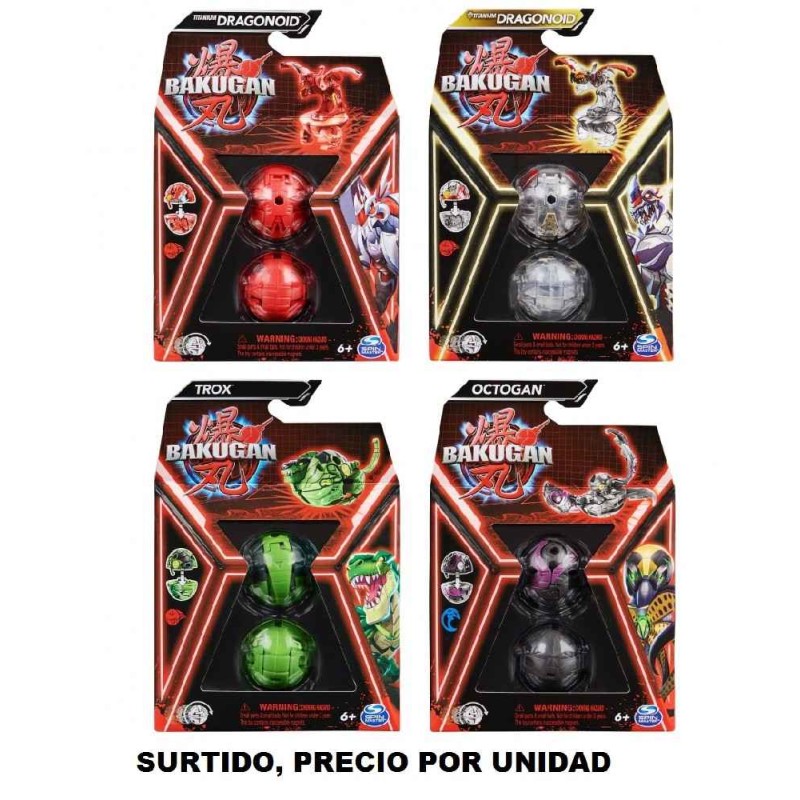 BLISTER CORE BAKUGAN SURTIDO, 1 UNIDAD