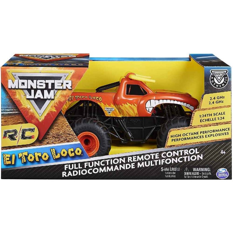 MONSTER JAM - COCHE R/C EL TORO LOCO